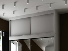 Schrankaufsatz Mezzo 100 cm Kleiderschrank Aufsatz Schrank Regal Modern Stil