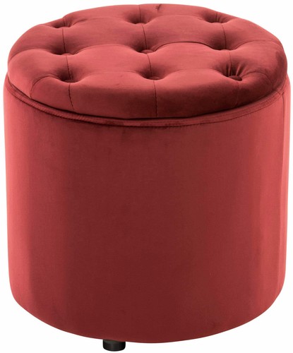 Sitzhocker pantin samt - sitzhocker,