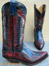 Sendra Boots 3840 rot blau