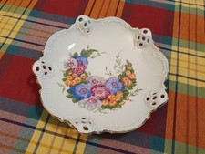 Alte Rosenthal Elfenbein Moliere Porzellan Schale Gebäck ca 19,5 cm Durchmesser