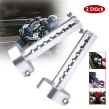 2 Stk. 48mm Motorrad Auspuff
