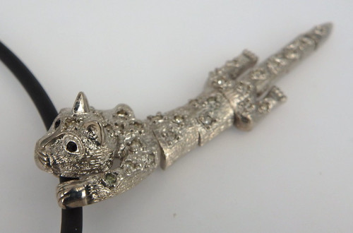 Neugablonz kautschuk collier - kautschuk,