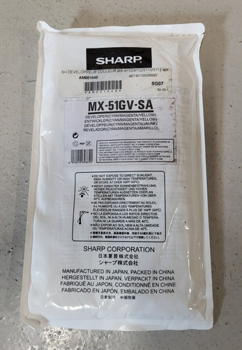 Developer sharp 51gv - sharp, mx-51gv-sa