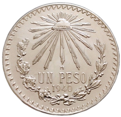 Mexico peso silber 1940 - 1,