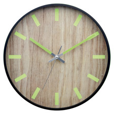 Design Wanduhr 30 cm Schwarz