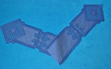 Hardanger - Tischdecke  / Tischläufer / Tischband    Handarbeit   /  85 x 11 cm