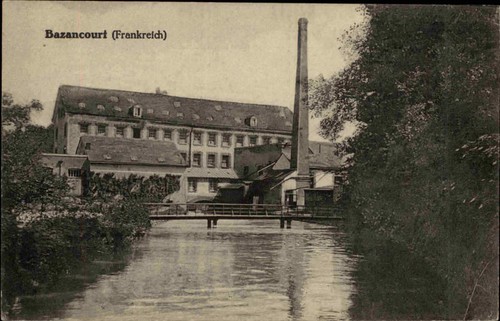 Feldpostkarte 1917 bazancourt - feldpostkarte,