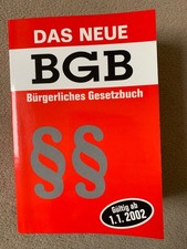 " Das neue Bürgerliche Gesetzbuch"  BGB gültig ab 1.1.2002