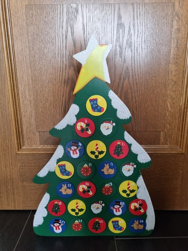 Weihnachtskalender aus holz - weihnachtskalender,