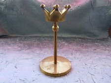 Kerzenhalter Krone Messing