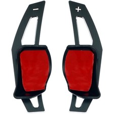 Schaltwippen Shift Paddles passt für VW Golf 5 6 R GTI Jetta Polo 6R schwarz Alu
