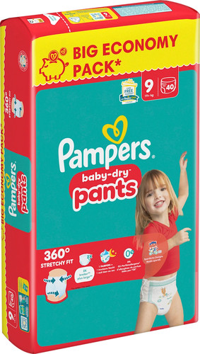 Pampers baby dry pants 9 - pampers,