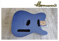 Tele Erle Body, Finish Lake Placid Blue, Cream Double Bindings, Gewicht 2,44 Kg