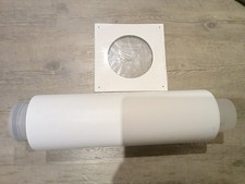 Buderus Wanddurchführung für Schornstein Abgasrohr 80/125 mit Rosette