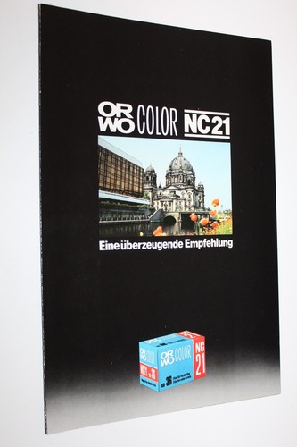 Messe prospekt faltblatt orwo - faltblatt,