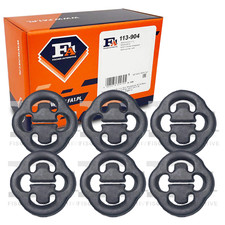 6X Auspuff Gummi Halter Abgasanlage AUDI 80 100 GOLF PASSAT POLO 113-904