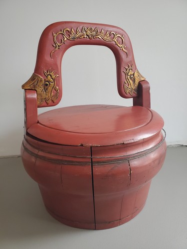 Antik china hochzeitskorb holz - china,