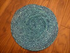 ***TOP*** PLATZDECKCHEN - DEKORATION - TÜRKIS - GEFLECHT - NATUR - BASTMATTE ***