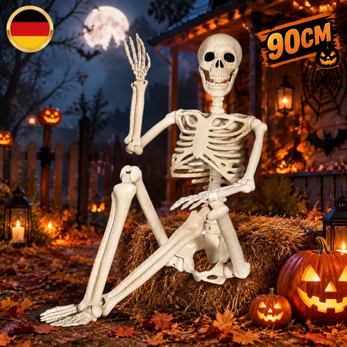 90cm skelett halloween - skelett,