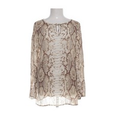 Madeleine, Tunika, Größe: 40, Beige/Weiß/Braun, Schlangenhaut, Damen #bbj