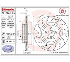 1x BREMBO Bremsscheibe