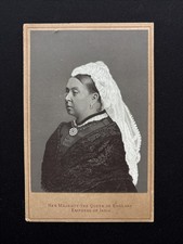 Antike Kabinettkarte Queen