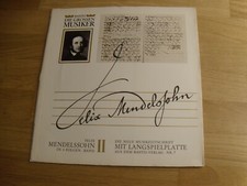 LP - Felix Mendelssohn