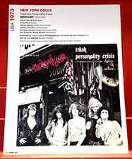 The New York Dolls Trash Record Cover Art PICTURE / PRINT 10.5" x 8"