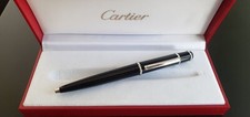 Cartier Diabolo Kugelschreiber im Full Set Schwarz-Platin