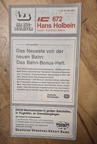 Ihr zugbegleiter 672 hans - ihr, zugbegleiter: