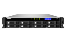 QNAP TS-869U-RP NAS-System 8-Bay-NAS-Server 2HE, 2GB RAM, 2x GbE, 2x eSATA 6xUSB