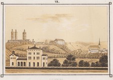 Bad sulza original lithografie - bad,