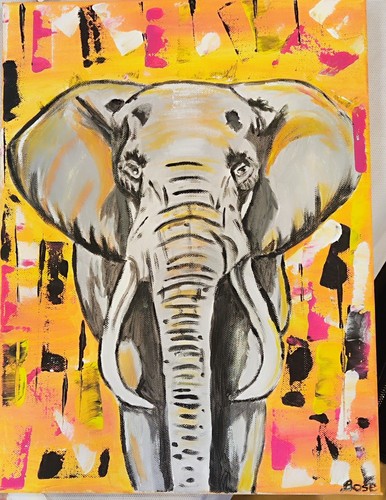 Acrylbild auf leinwand - acrylbild,