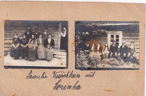 Foto auf feldpostkarte - foto,