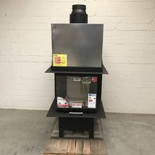 Hitze Kamineinsatz <2003> Trinity Cube 54x54x53 hochschiebbar mit Rahmen B-Ware