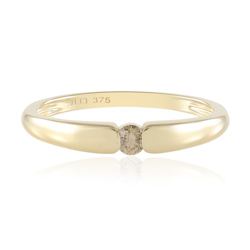 Champagner diamant gold ring - champagner,