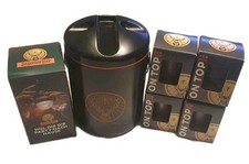 Jägermeister Eiskühler Eiswürfel Behälter schwarz Eimer Partylampe Shotgläser