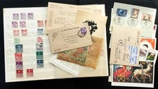 Alte Briefmarken, Postkarten