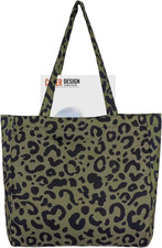 Leoparden Tasche Damen Canvas