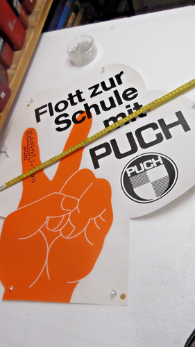 Puch schaufensterwerbung - puch,