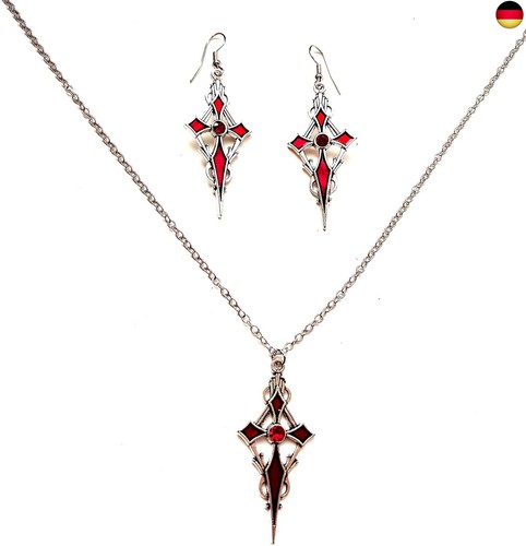 Kristall kreuz halskette und - kristall-kreuz-halskette,