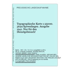Topographische Karte 1:25000