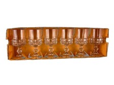 6 Quadrille no 7 luminarc 5cl 1 3/4 oz “per alimenti” Französische Likörgläser