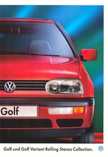 VW GOLF ROLLING STONES III 3 Sondermodell Prospekt Brochure 1996 Y