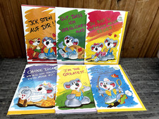 TABSIBÄR-Grußkarten mit coolen Sprüchen - 6er Set Neu aus Ladenauflösung