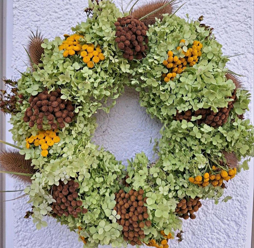 Herbstkranz hortensien mit - hortensien,