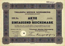 Triumph Werke 1942 Nürnberg Adler Hercules Grundig Olivetti Litton Beverly Hills