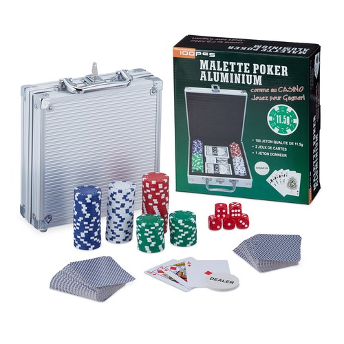 Pokerkoffer pokerset - pokerkoffer,