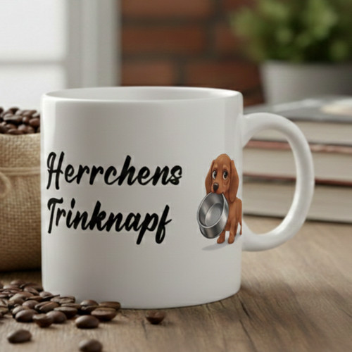 Tasse dackel für herrchen - tasse, 'dackel'