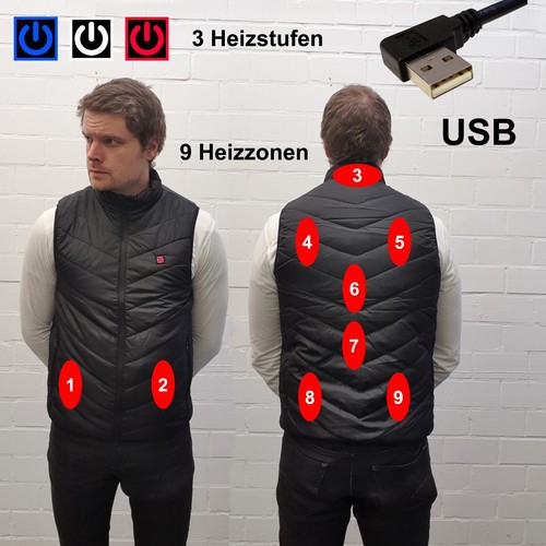 Zonen heizweste usb - heizweste,